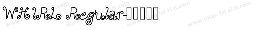 WHIRL Regular字体转换